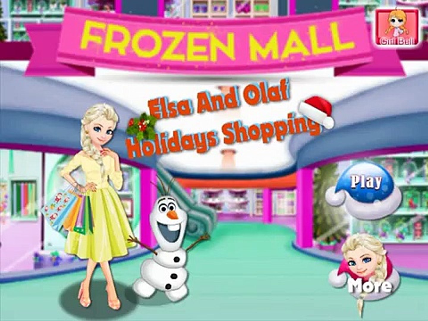 ⁣Эльза и Олаф праздники магазины Дисней замороженная Принцесса игр Рождественские елки