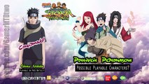 Naruto Shippuden Ultimate Ninja Storm Revolution - Naruto Storm Revolution Menu Seleção de