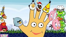 The Angry Birds Finger Family Rhyme ★ Daddy Finger Where Are You? ★ Angry Bird Movie Parod