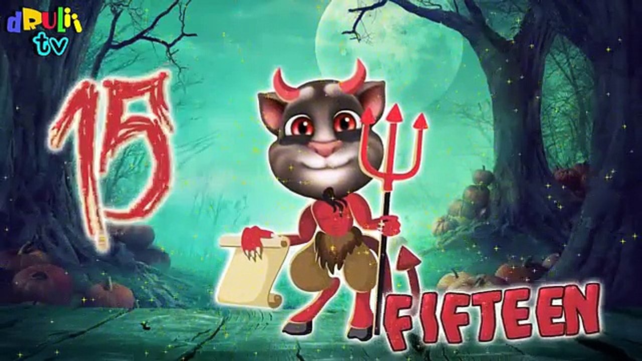 Counting 1 to 20 with Halloween Monsters | Cartoon Characters transform into Popular Monsters