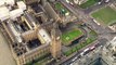 Aerial shots show Philip Hammond leaving Downing Street