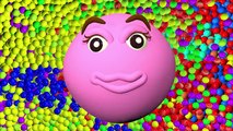 Baby Bath Color Balls Finger Family 3D for Kids to Learn Colors | Surprise Eggs Nursery Rhymes Song