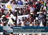 Guatemaltecos exigen la renuncia del presidente Jimmy Morales