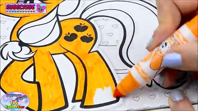 Мой маленький пони книжка-Раскраска Эпплджек цвета МЛП сериал сюрприз яйца и игрушка Коллекционер сайт setc