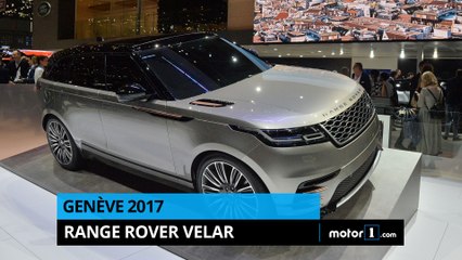 Genève 2017 - Présentation du Range Rover Velar