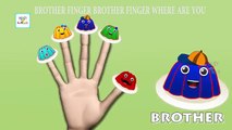 Желе клейкий палец семья | желе палец семья мультфильм анимация детей детский рифмы в 3D