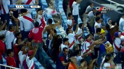 Paraguay vs Perú 1-4 AutoGol de Edgar Benítez Eliminatorias Rusia 2018