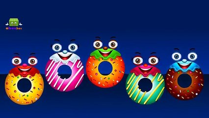 Finger Family For Children Donut Cartoon | Funny Donut Family Nursery Rhymes