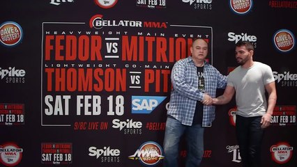Bellator 172: Josh Thompson vs. Patricky Freire Staredown