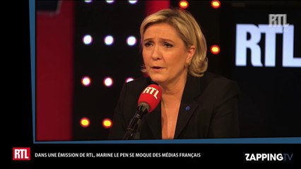 Marine Le Pen agacée par une journaliste après une question sur les médias (vidéo)