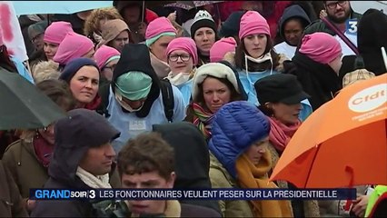 Fonction publique : des milliers de personnes dans les rues