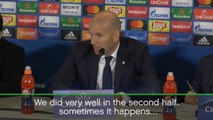 Zidane pleased by second half improvement