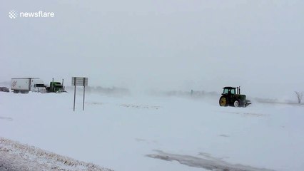 Motorists stranded on Canadian highway for hours
