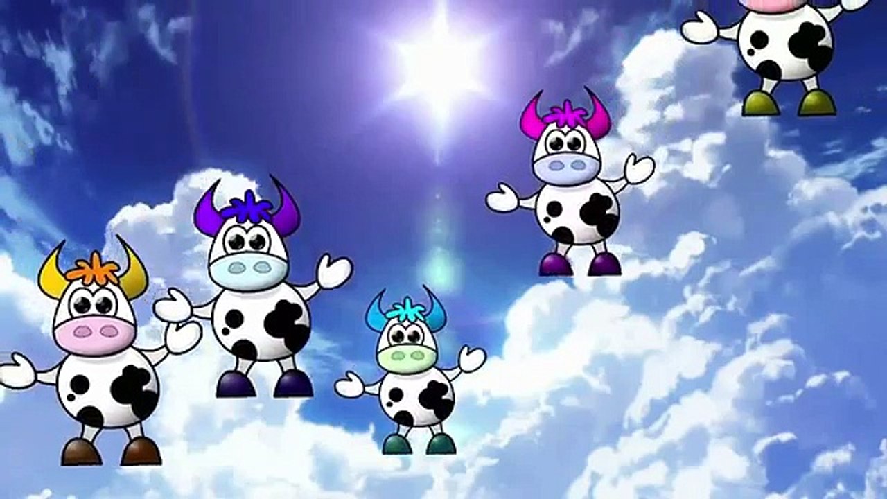 Domestic Animals Finger Family Rhymes Collections Cow | Cartoon 3D Rhymes For Children