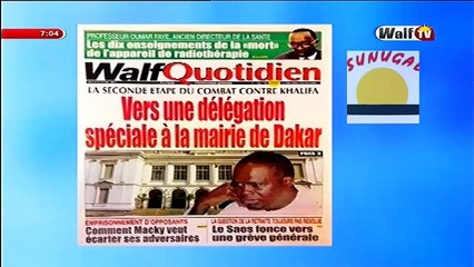 Revue de presse Walftv du  09 mars 2017