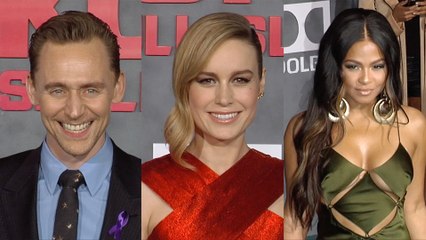 Brie Larson, Tom Hiddleston, Tian Jing "Kong" Skull Island" LA Premiere