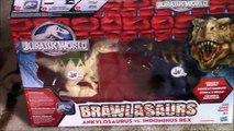 JURASSIC WORLD SURPRISE TOYS TOY HAUL JURASSIC WORLD HERO MASHERS T-REX GYRO SPHERE BRAWLASAURAS