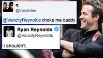 Ryan Reynolds EPIC Response To SEXUAL Requests On Twitter | Ryan Reynolds Twitter