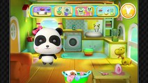 La limpieza de la Diversión Bebé Panda Bebé Autobús Android Ios Gratis Juego de VÍDEO del JUEGO