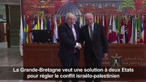 Proche-Orient: la Grande-Bretagne pour une solution à deux Etats