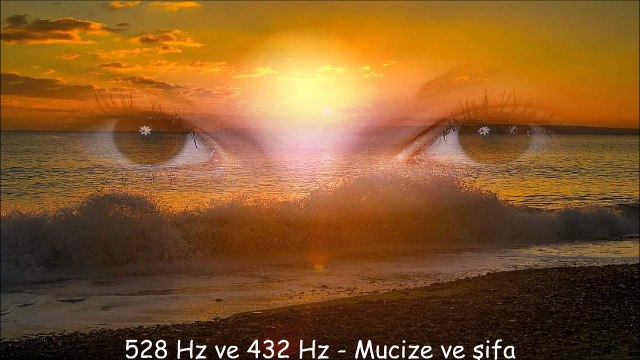 528 Hz ve 432 Hz - Mucize ve şifa (müzik, titreşim, ses, ses, frekans)
