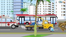 Pequeño Constructor: Camión, la Grúa y la Excavadora - Dibujos animados