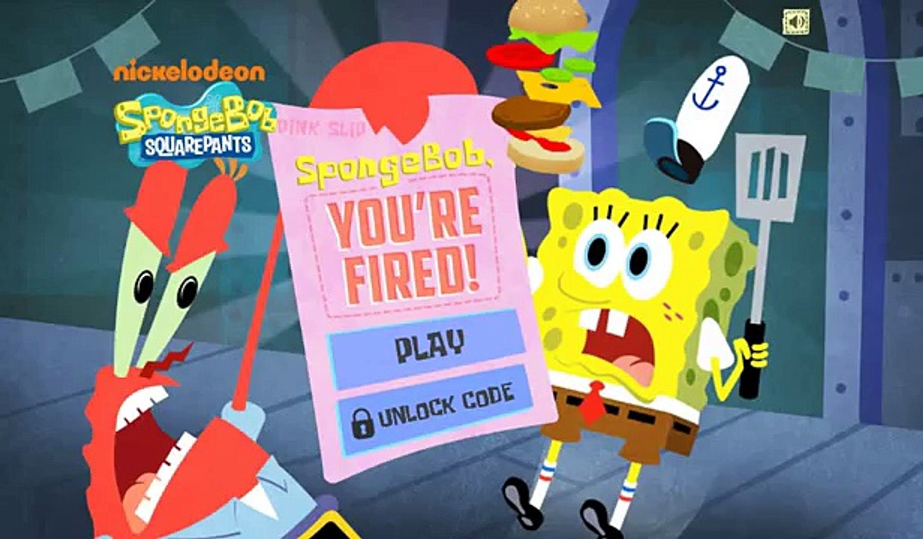 Bob Esponja Esta Despedido Pelicula De Dibujos Animados Juego De