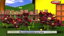 Poinsettia Rhyme | 3D Nursery Rhymes With Lyrics For Kids | Flower Rhymes | 3D Rhymes Animation