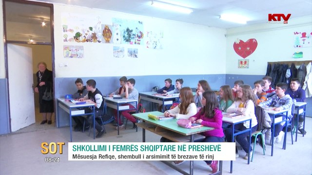 Shkollimi i femrës shqiptare në Preshevë