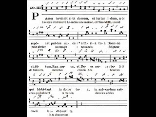 Communio Passer invenit, Dominica III Quadragesimae (3 Carême)