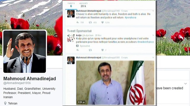 Iran : l'ex-président Mahmoud Ahmadinejad ouvre un compte Twitter