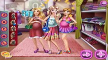 Disney Princess Elsa Rapunzel Anna Pregnant Selfie - Dress Up Game For Kids