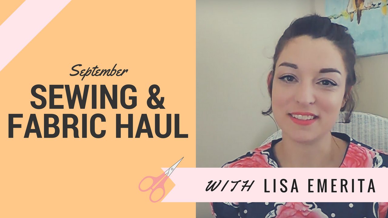 Sewing Plans & Fabric Haul - September 2016