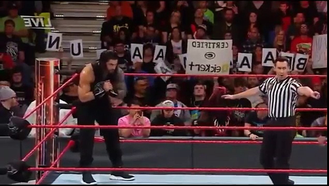 Roman Reigns vs. Braun Strowman FULL MATCH WWE Fastlane 2017