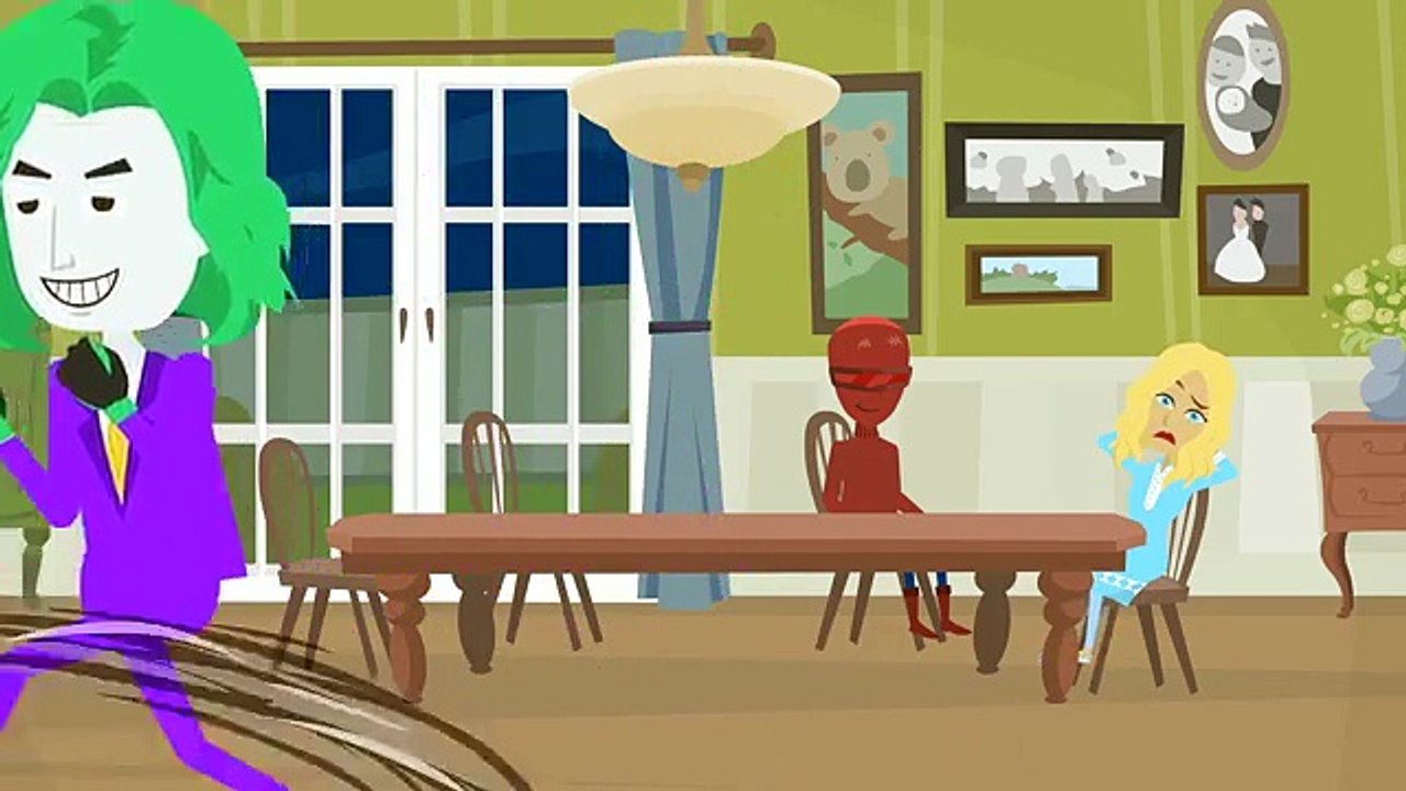 Girl Joker Gives Frozen Elsa & Spiderman a WEDGIE PRANK In Real Life In 4K