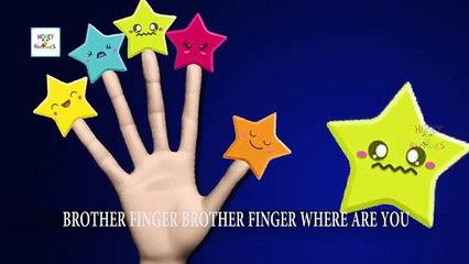 The Finger Family Star Cartoon Nursery Rhyme | STAR Finger Family Kids Rhymes & Songs In 3D
