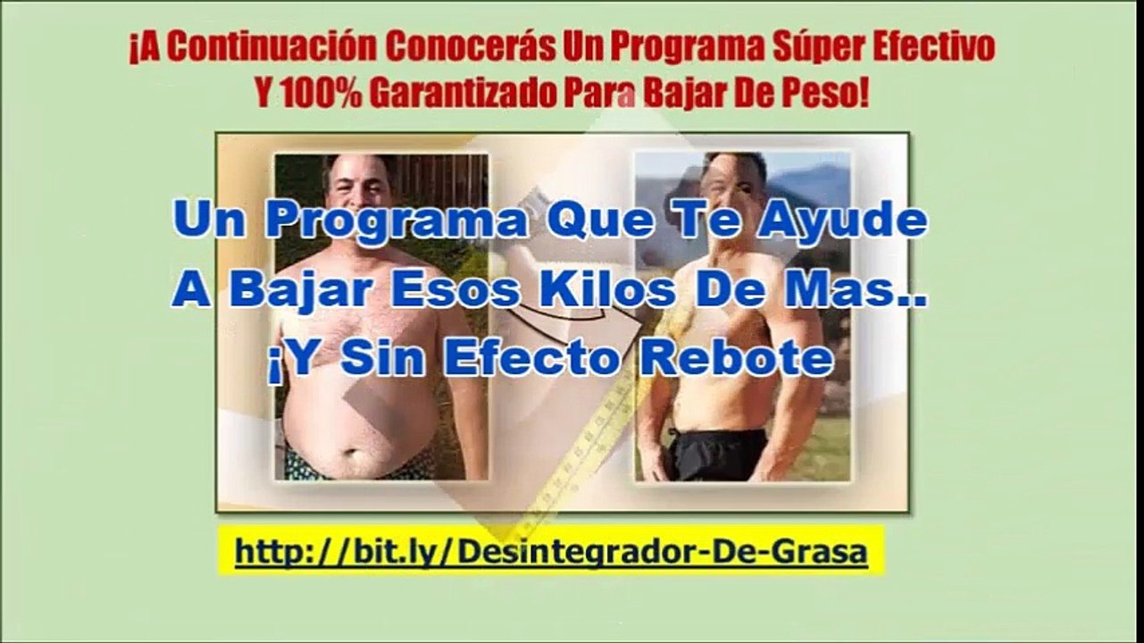 Programa De Dietas | Desintegrador De Grasa