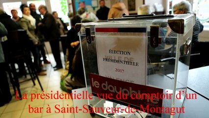 Ardèche : la présidentielle vue du comptoir d’un bar à Saint-Sauveur-de-Montagut