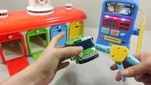 Tayo the Little Bus Glitter Slime Garage Play Doh Toy Surprise Learn Numbers Colors