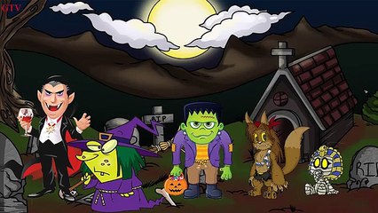 Finger Family Monster | Halloween Song | Nursery Rhymes for Children and Kids