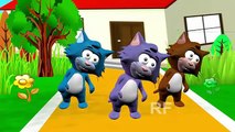 three little kittens | nursery rhymes farmees | kids songs | 3d rhymes