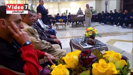 محافظ شمال سيناء يكرم فريق أبو صقل الرياضى بعد صعوده لـ"الدور الممتاز ب"