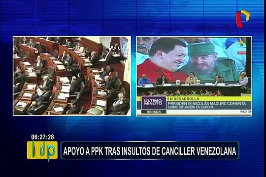 Congreso: apoyo a presidente Kuczynski tras insultos de canciller venezolana