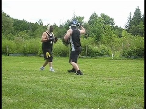 Eric vs Tyler - Knife Sparring - Dog Brothers Training Camp - August 23 - 2009