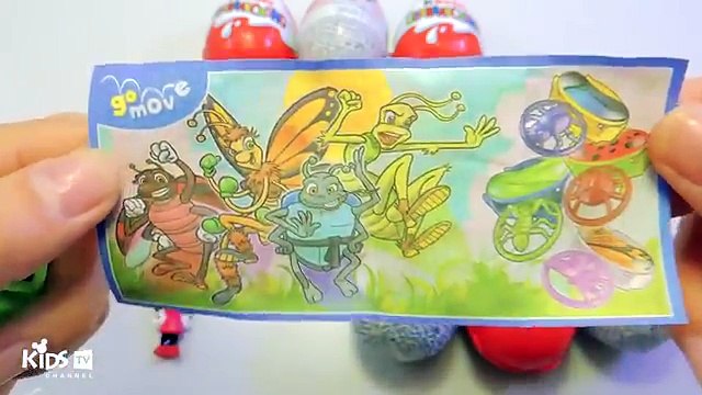 KINDER SURPRISE EGGS Unboxing Opening Surprise Eggs Kids Toys Elsa Frozen Mikey Mouse Disney Cars