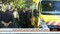 مراسم تشييع جثمان محمد الصغير باباس بمقبرة سيدي يحيى بالعاصمة