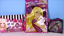 BARBIE MAKEUP! Glam Clutch & Barbie in Princess Power Beauty Kit! LIP GLOSS Eyeshadow! Surprise