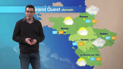 Prévisions météo pour la journée du jeudi 9 mars