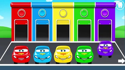 Lightning Mcqueen Transportation - Learn Colors for Children Cars Cartoon Videos For Kids