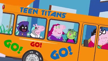 Скачать видео: TEEN TITANS GO PIG FINGER FAMILY & MORE NURSERY RHYMES WHITH LIRYCS